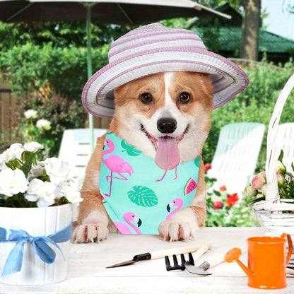 20pcs Washable Sublimation Dog Bandanas - Adjustable Triangle Bibs for Small Medium Large Pets - Heat Transfer Printmaking Accessories for Customized Pet Apparel