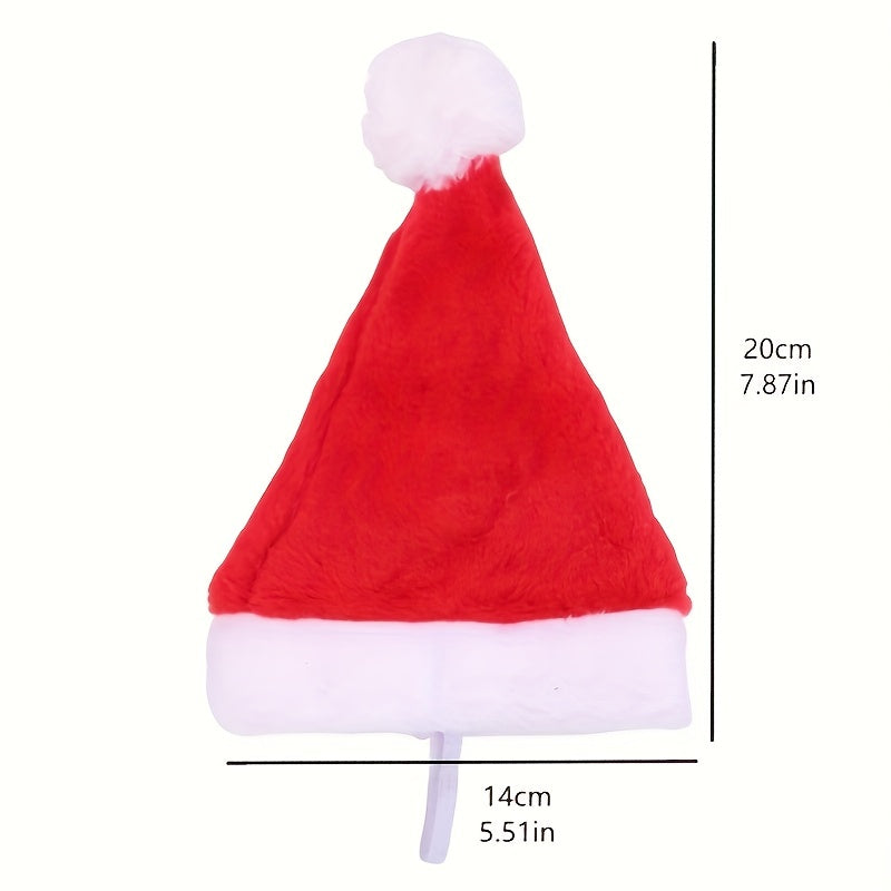 1pc Festive Santa Pet Christmas Hat - Hats for Pets - Soft, Warm, Adorable, and Comfortable Headwear for a Merry Holiday Season